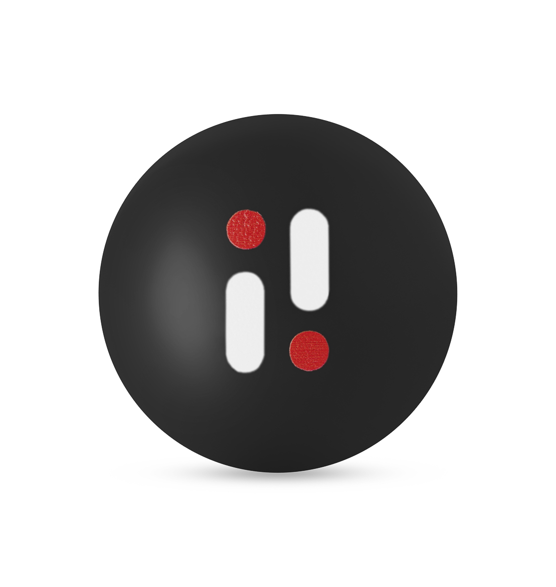 PeacePop Stress Ball - Black image number 0